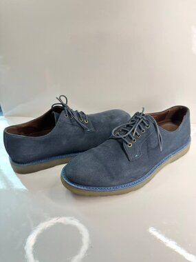 Hugo Boss (Boss Orange) Men’s Suede Shoes – Dark Navy – Size US 11 / EU 44